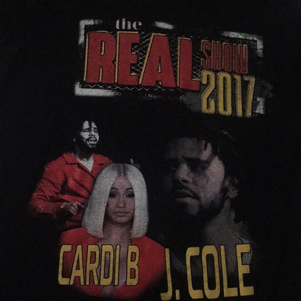 AUTHENTIC JCOLE CONCERT SHIRT